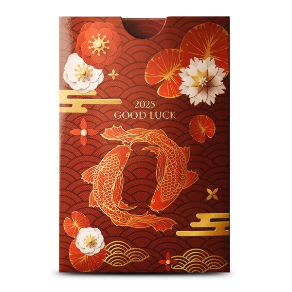 2025 1 oz PAMP Suisse Good Luck Koi Fish Gold Bar (New w/ Assay) - Image 3