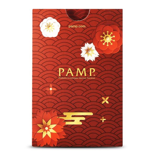 2025 1 oz PAMP Suisse Good Luck Koi Fish Gold Bar (New w/ Assay) - Image 4