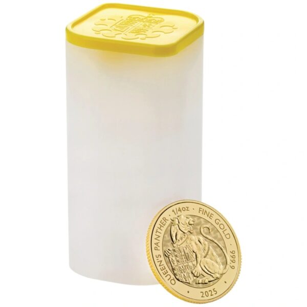 2025 1 oz Queens Panther Tudor Beasts Gold Coin - Image 3