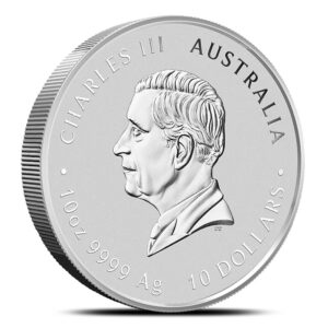 2025 10 oz Australian Silver Chinese Myths and Legends Dragon Coin (BU)