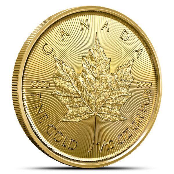 2025 1/10 oz Canadian Gold Maple Leaf Sheet (40 Coins, BU) - Image 2