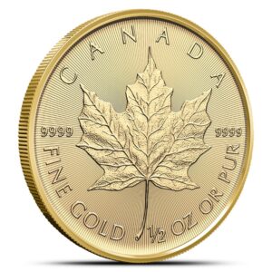 2025 1/2 oz Canadian Gold Maple Leaf Sheet (10 Coins, BU)