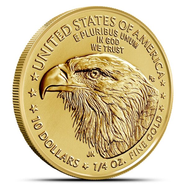 2025 1/4 oz American Gold Eagle Tube (40 Coins, BU) - Image 3