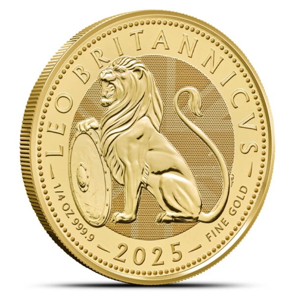 2025 1/4 oz British Gold The British Lion Coin (BU) - Image 3