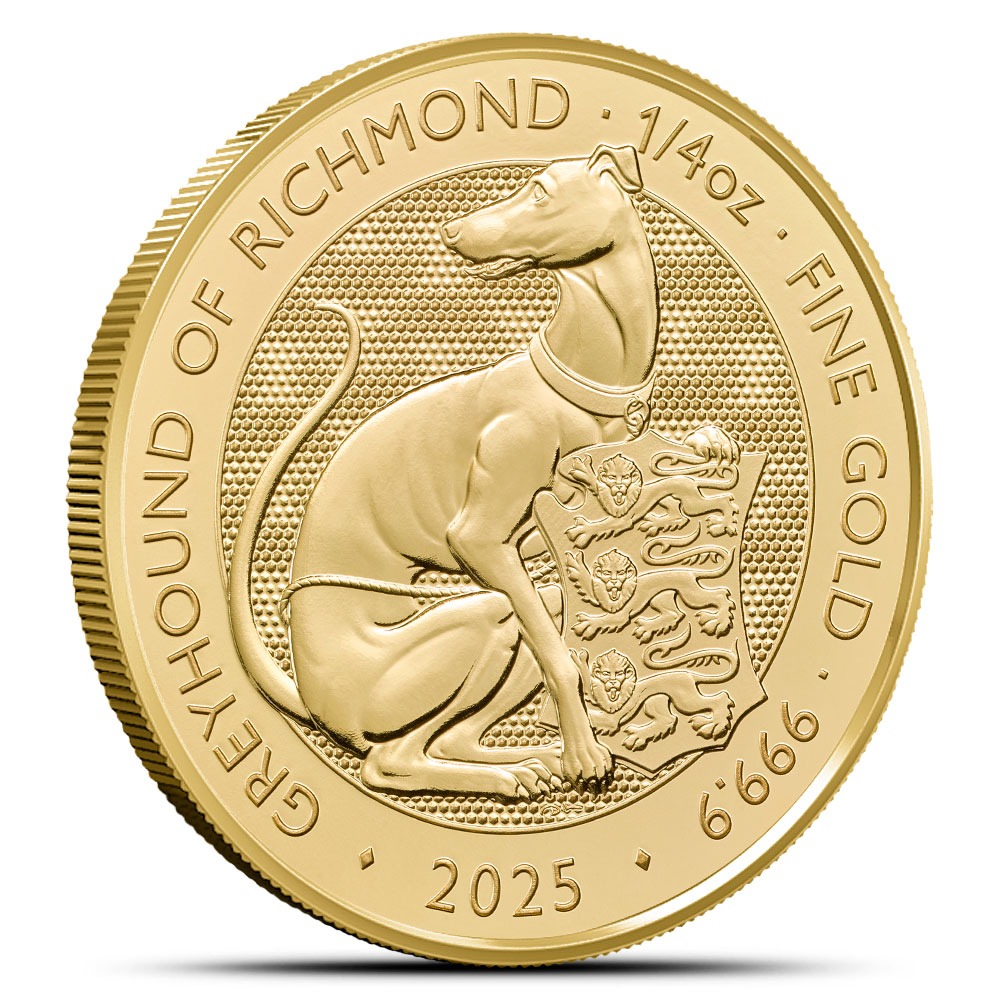 1/4 oz British Gold Tudor Beasts Gre