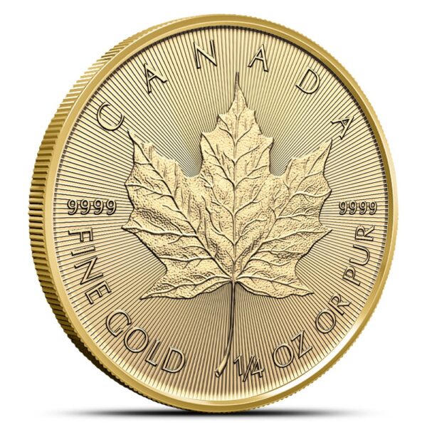 2025 1/4 oz Canadian Gold Maple Leaf Sheet (20 Coins, BU) - Image 2