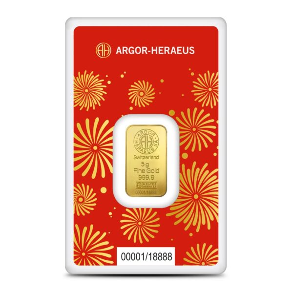 5 Gram Argor Heraeus Lunar Snake Gol