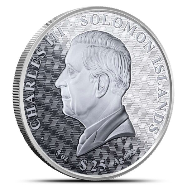 2025 5 oz Proof Solomon Islands 100th Anniversary Mt Rushmore Silver Coin (Box + CoA) - Image 2
