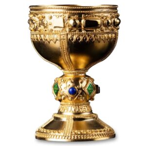 2025 5 oz Samoa Holy Grail Silver Coin (Proof-Like, 24k Gold Plated, Box + CoA)