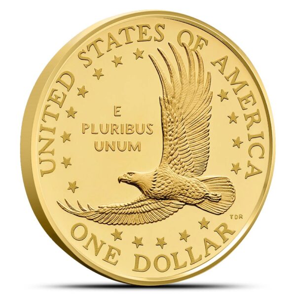 2025-W 1/2 oz Proof American Gold 25th Anniversary Sacagawea Dollar Coin (Box + CoA) - Image 4