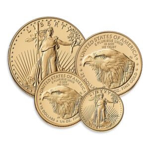 2025-W 4-Coin Proof American Gold Eagle Set (Box + CoA)