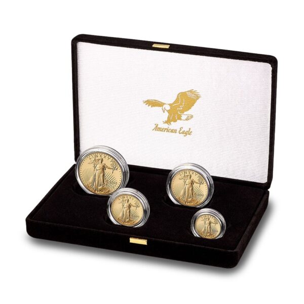 2025-W 4-Coin Proof American Gold Eagle Set (Box + CoA) - Image 3