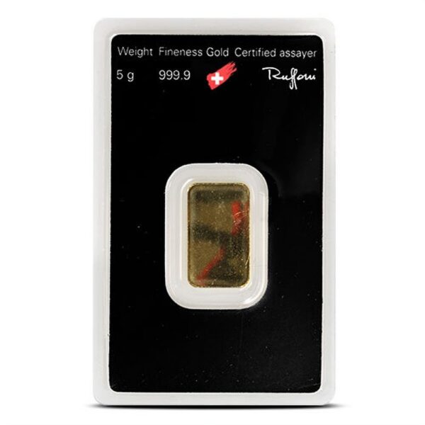 5 Gram Argor Heraeus Gold Bar (New in Assay) - Image 3