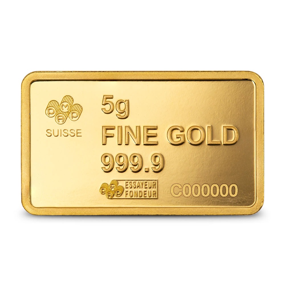 5 Gram PAMP Suisse America The Free Statue of Liberty Gold Bar (New w/ Assay) - Image 4