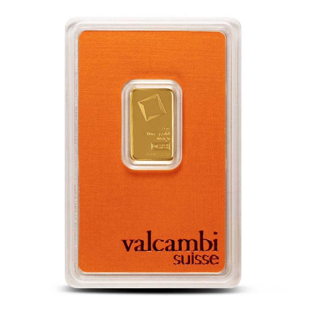Buy 5 Gram Valcambi Gold Bar