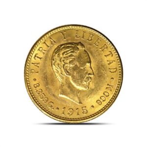 Buy 5 Peso Cuba Gold Coin