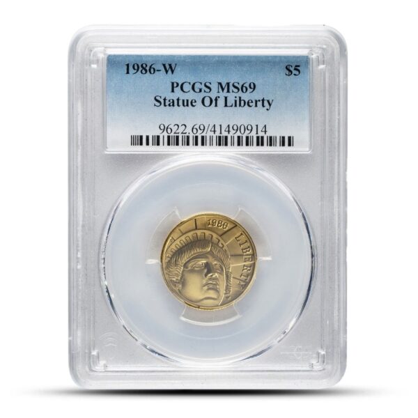 US Mint Commemorative Gold Coin MS69