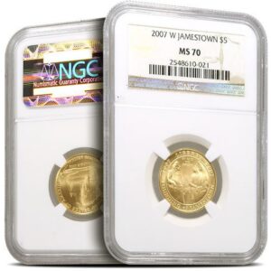 $5 US Mint Commemorative Gold Coin MS70 (Random Year, PCGS or NGC)