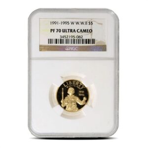$5 US Mint Commemorative Gold Coin PR/PF70 (Random Year, Varied Label, PCGS or NGC)