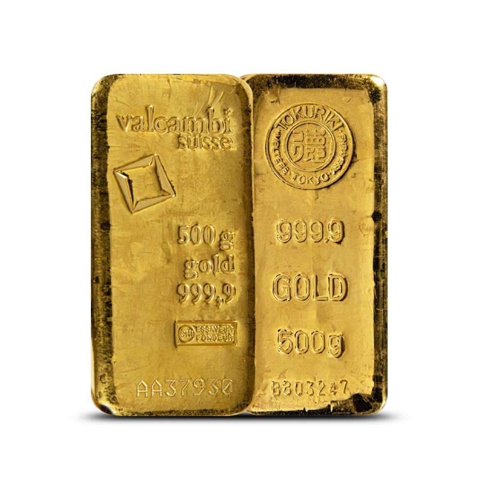 500 Gram Gold Bars For Sale