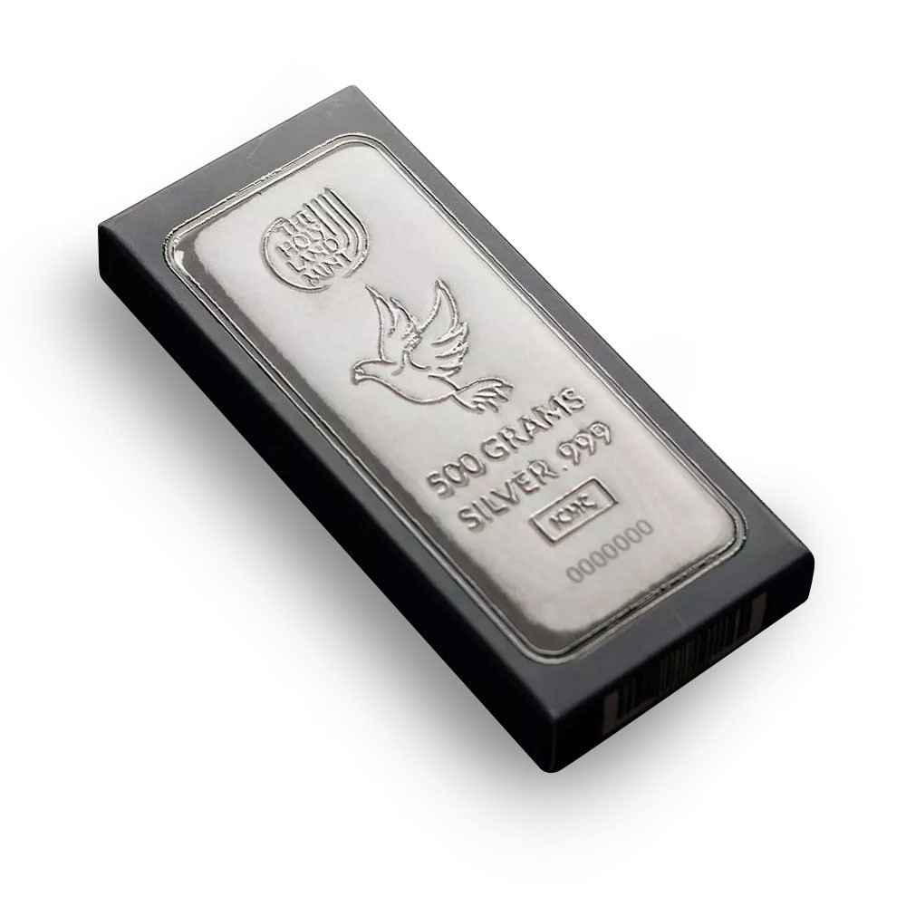 500 Gram Holy Land Mint Cast Silver Bar (New) - Image 2