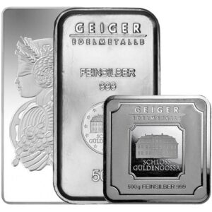 Buy 500 Gram Silver Bars (Varied Condition, Any Mint)