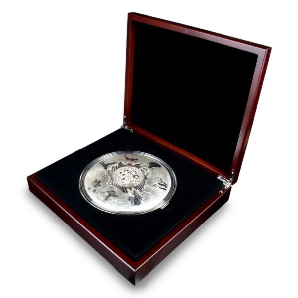 2023 1 Kilo Samoa Silver Bullion Giants Coin (Box + CoA, Proof-Like) - Image 5
