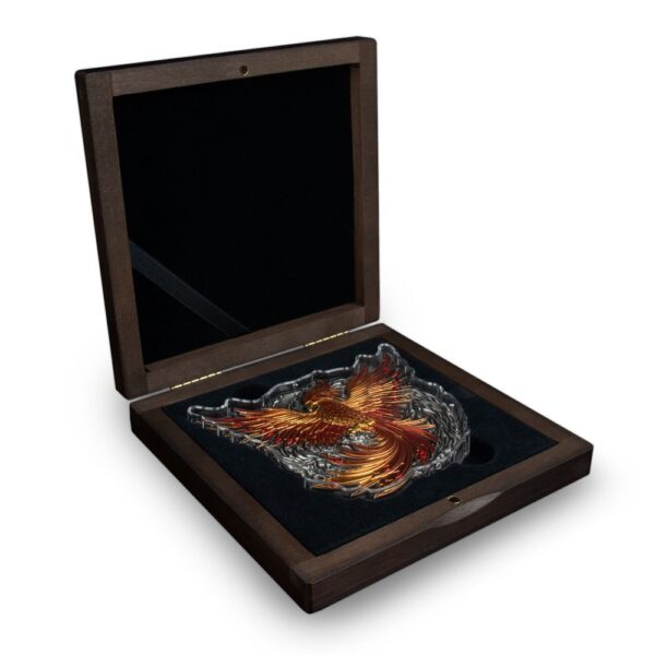 2024 500 Gram Antique Samoa Phoenix Ascendant Silver Coin (Box + CoA) - Image 5