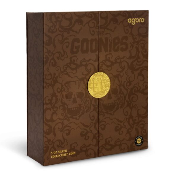 2025 5 oz Proof Colorized Niue Silver The Goonies Coin (Box + CoA, Gilded) - Image 6