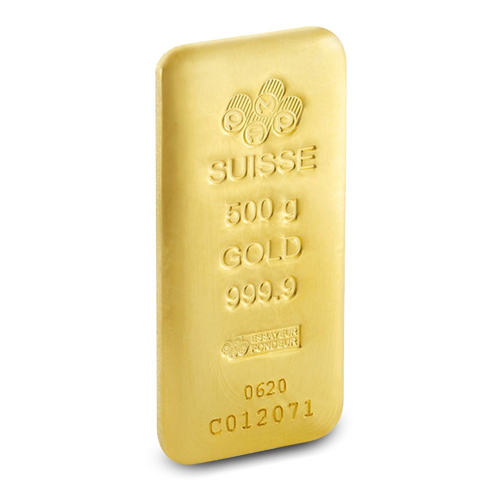 Buy 500 Gram PAMP Suisse Gold Bar (New, Cast w/ Assay) - Image 2