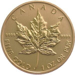 1 oz Canadian Maple Leaf Gold Coin