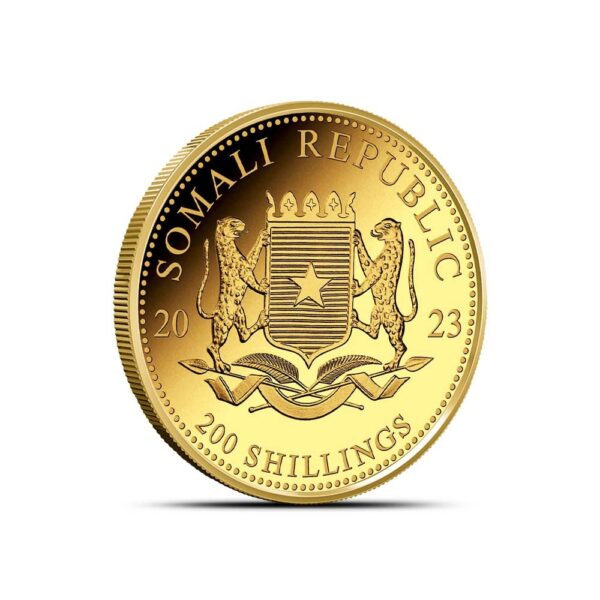 2023 Proof Somalia Gold Elephant African Wildlife Prestige Coin Set (Box + CoA) - Image 8