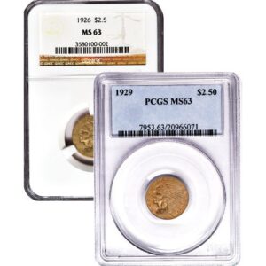 $2.50 Indian Gold Quarter Eagle Coin