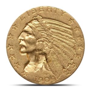 Pre-33 $5 Indian Gold Half Eagle Coi