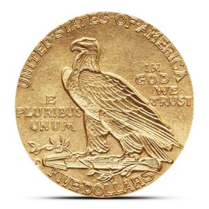 Pre-33 $5 Indian Gold Half Eagle Coin (BU)