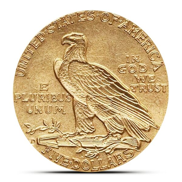 Pre-33 $5 Indian Gold Half Eagle Coin (BU) - Image 2