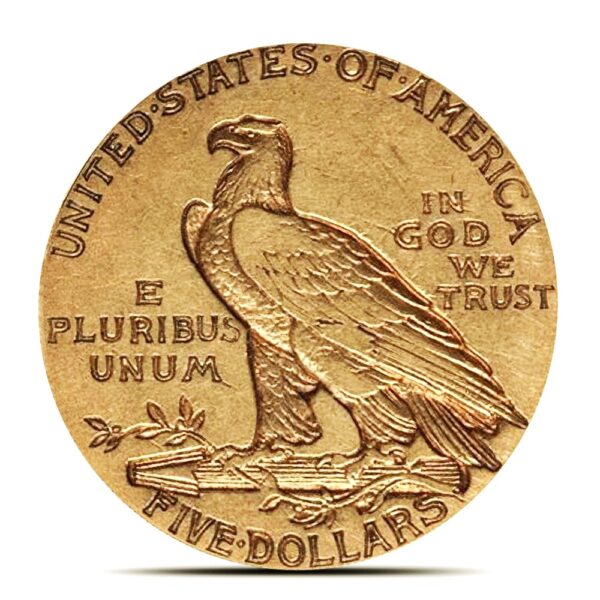 Pre-33 $5 Indian Gold Half Eagle Coin (VF) - Image 2