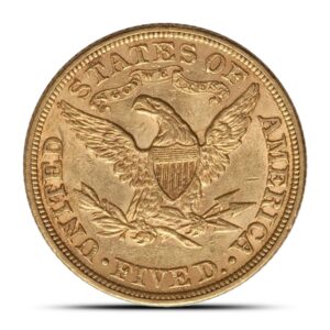 Pre-33 $5 Liberty Gold Half Eagle Coin (AU)
