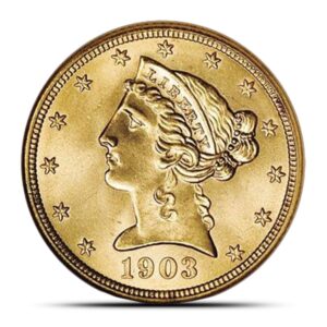 Pre-33 $5 Liberty Gold Half Eagle Co