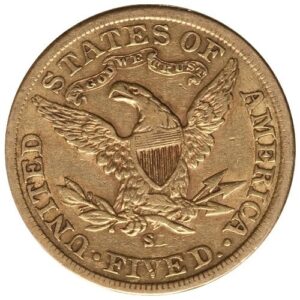 Pre-33 $5 Liberty Gold Half Eagle Coin (VF)