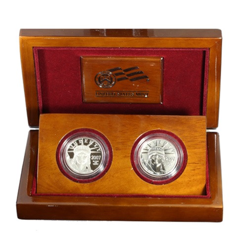Proof American Platinum Eagle 2-Coin