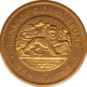 Sierra Leone 10 Golde 1975 Dr Siaka
