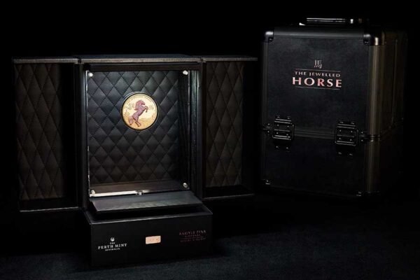 2021 Australia 10 oz Gold Jewelled Horse Proof - Image 9