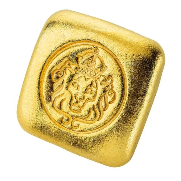 1 oz Scottsdale Mint Cast Gold Bar (New) - Image 3