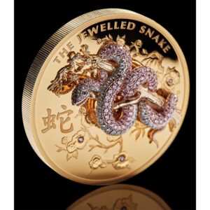 10 oz Proof Jewelled Snake Gold Coin 10 oz Proof Jewelled Snake Gold Coin