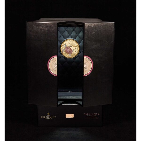 2024 10 oz Proof Jewelled Turtle Gold Coin - Image 9
