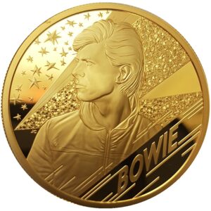 2 oz Music Legends David Bowie Gold