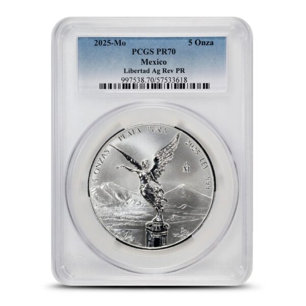 2025 5 oz Reverse Proof Mexican Silv