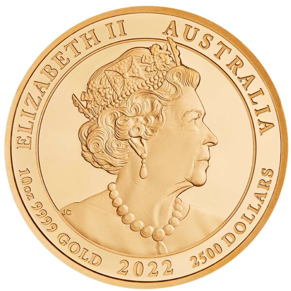 2022 10 oz Proof Jewelled Koi Gold Coin - Image 5