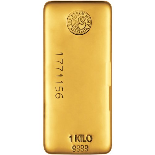 1 Kilo Perth Mint Cast Gold Bar For Sale (New) - Image 3